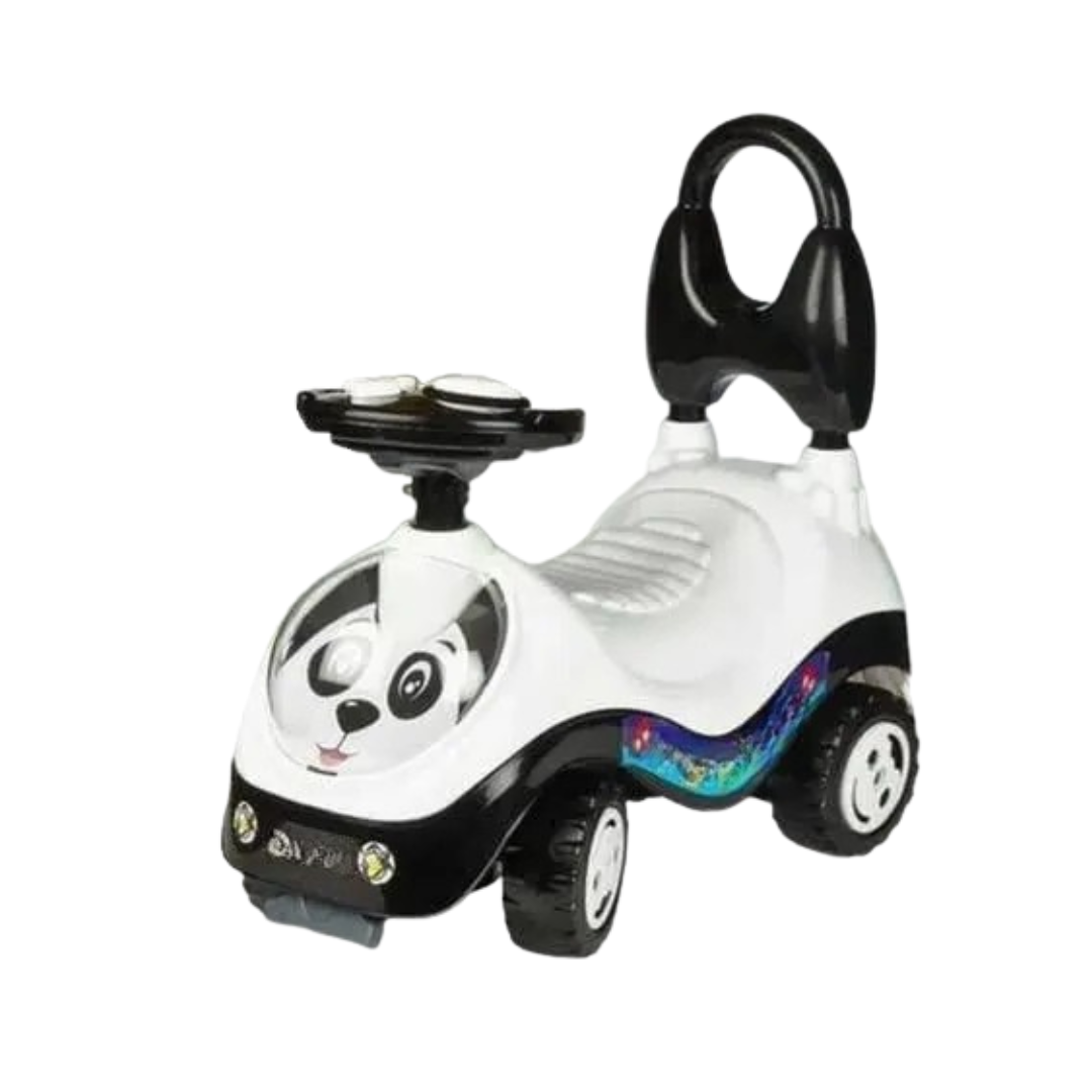 Keppz Musical Push Ride-On Car for Kids Foot-to-Floor Car with Steering Wheel & Backrest. - Keppz