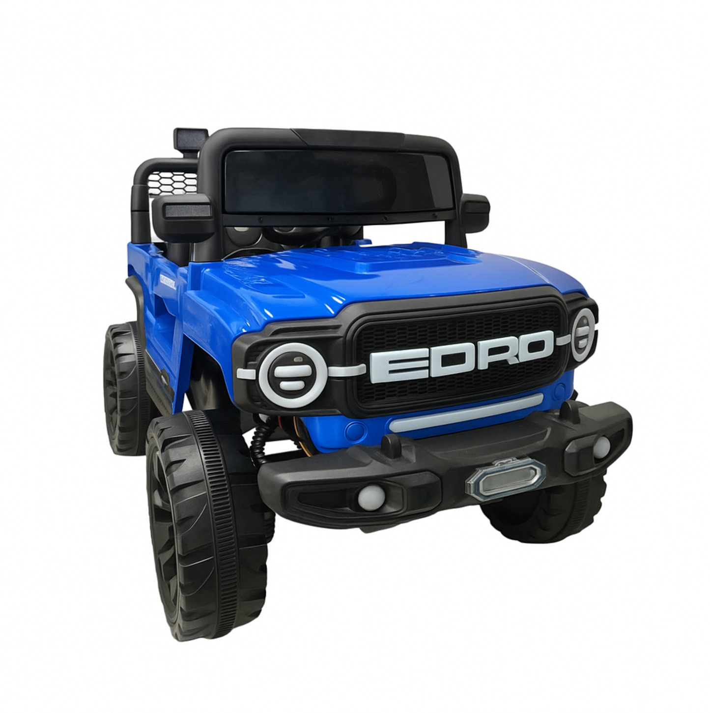 Keppz Red EORD Electric Ride-On Jeep for Kids  Dual Motor, LED Lights, Music System. - Keppz