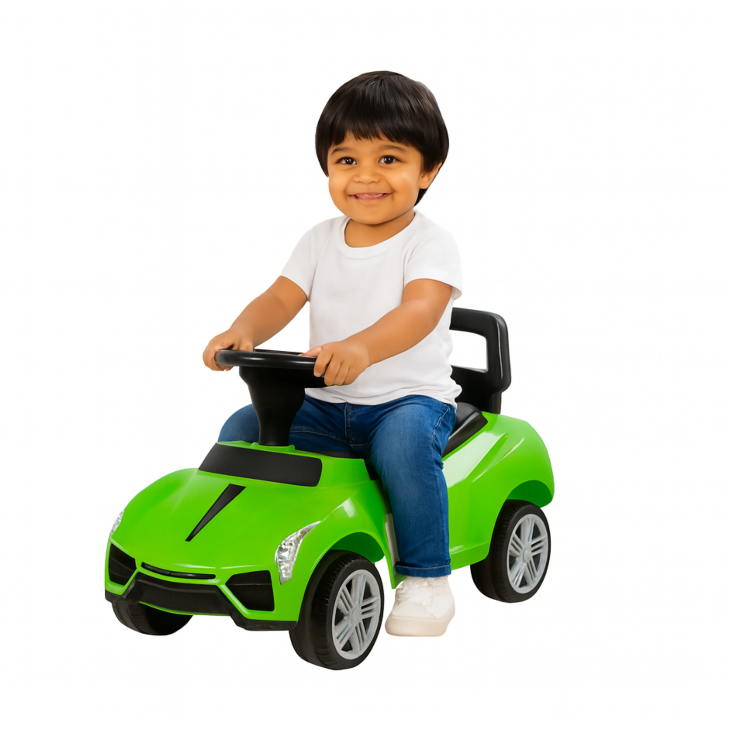 Keppz Ride-On Push Car for Kids  With Steering Wheel & Backrest.