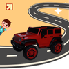 Keppz Battery Operated Jeep Style Ride-On Car with Double Doors, Remote Control & Music. - Keppz