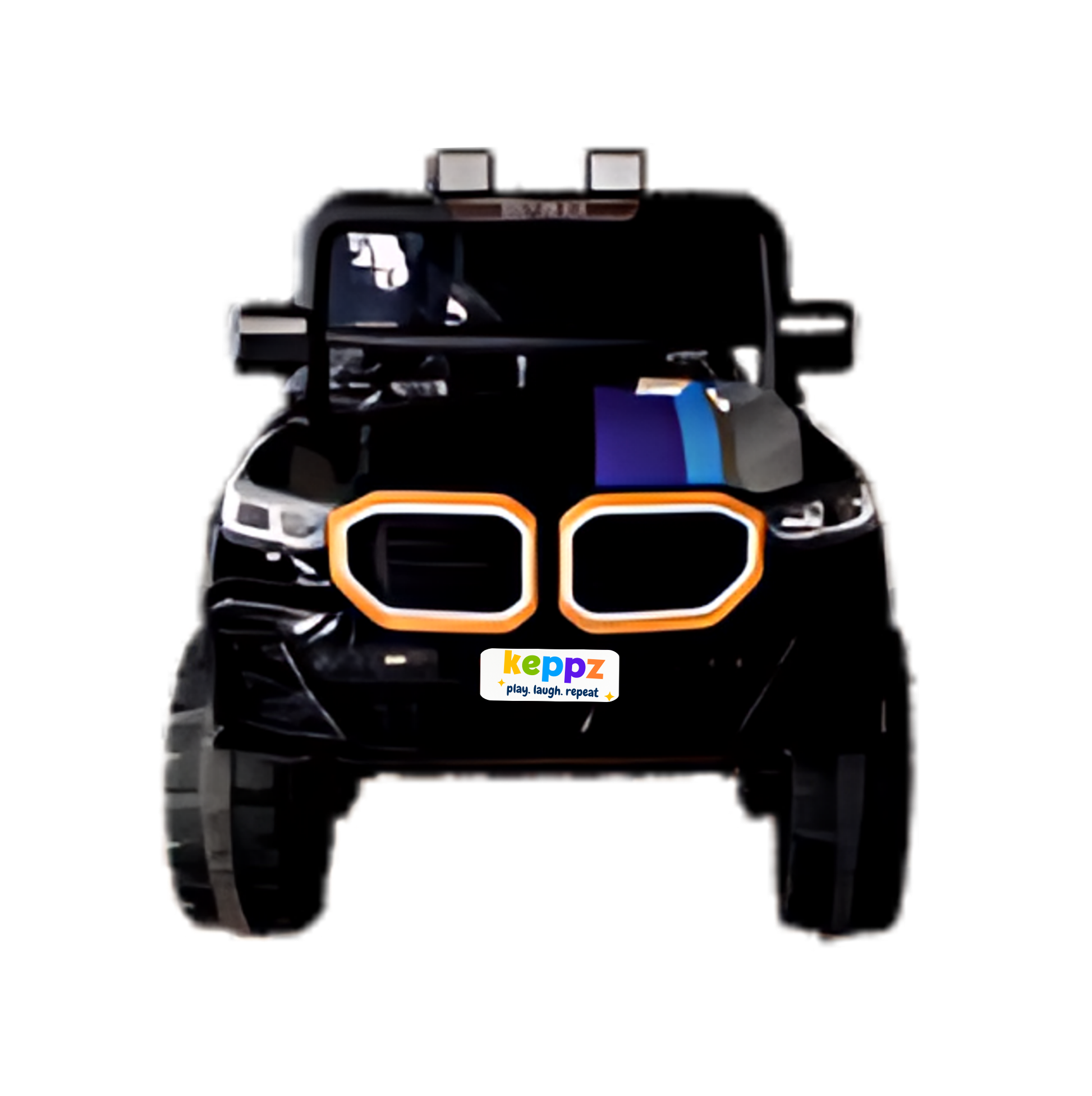 Keppz GX4 4x4 Kids Ride-On Jeep with Parental Remote, LED Lights, and Rechargeable Battery. - Keppz