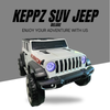 Keppz Battery Operated Jeep Style Ride-On Car with Double Doors, Remote Control & Music. - Keppz