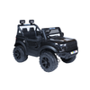 Keppz Black Jeep-Style Ride-On Car for Kids with Music, Lights, and Parental Remote Control - Keppz