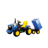 Keppz Kids Ride-On Tractor with Detachable Trailer, Steering Wheel, and Pedal Control. - Keppz