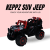 Keppz 4x4 Graffiti-Style Ride-On Jeep for Kids  Dual Motor, LED Lights, Music & Remote Control. - Keppz