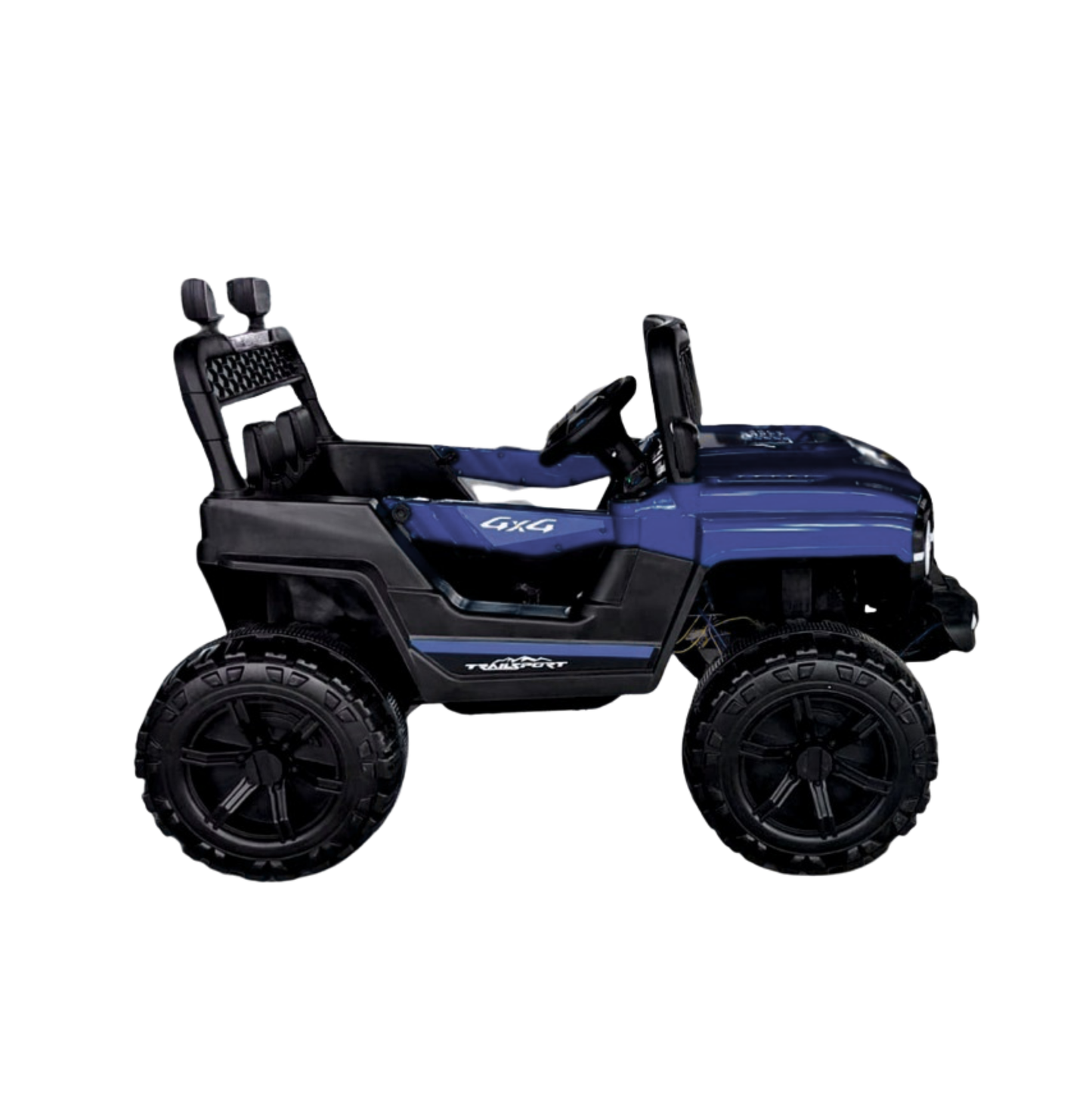 Keepz Kids Electric Ride-On Jeep 4x4 with Music, Lights & Remote Control. Rechargeable Battery Powered Toy Car
