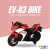 Keppz, Sports Ride-On Bike with Music, LED Lights, and Support Wheels  R3 Design. - Keppz