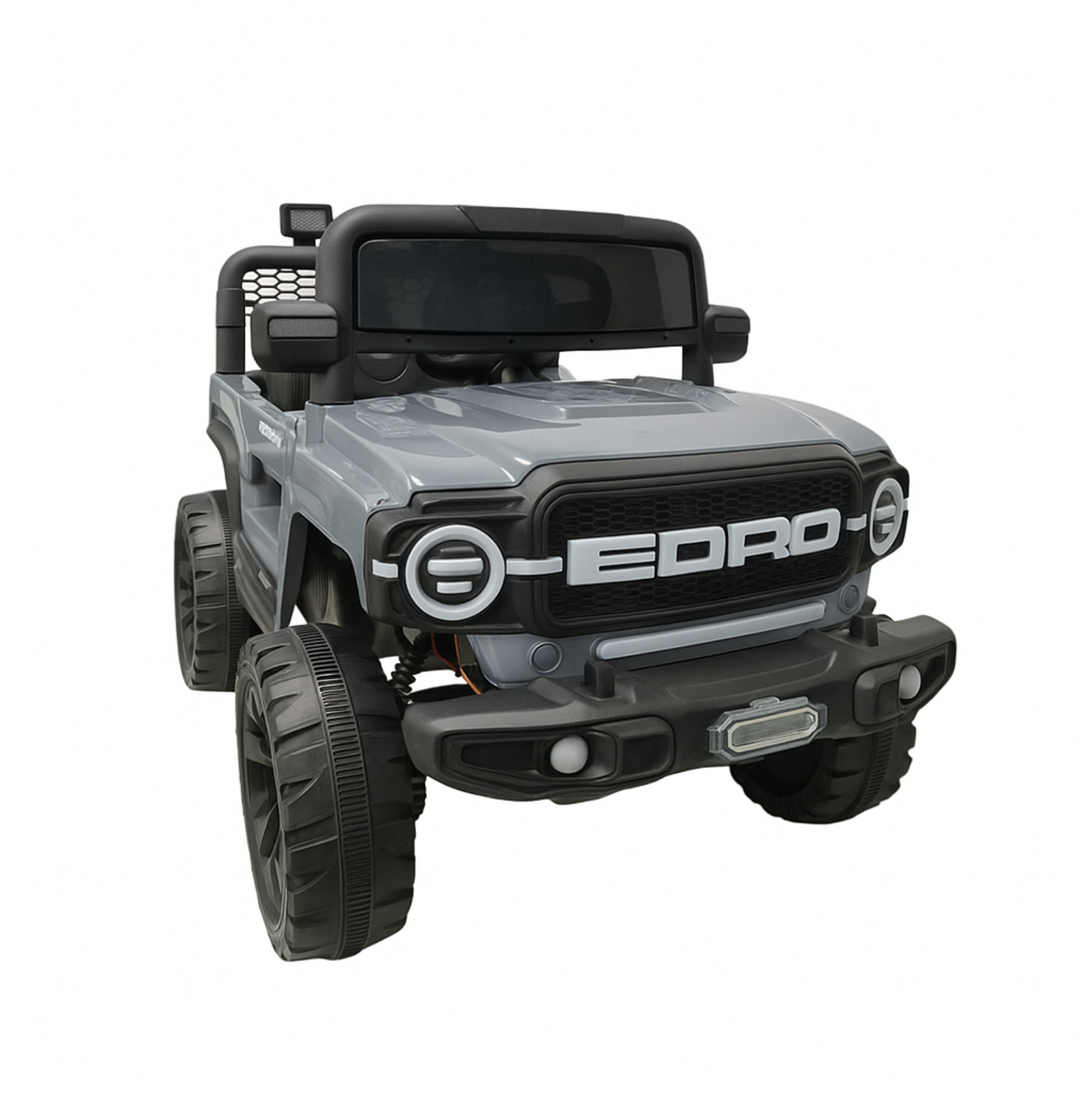 Keppz Red EORD Electric Ride-On Jeep for Kids  Dual Motor, LED Lights, Music System. - Keppz