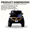 Keppz GX4 4x4 Kids Ride-On Jeep with Parental Remote, LED Lights, and Rechargeable Battery. - Keppz