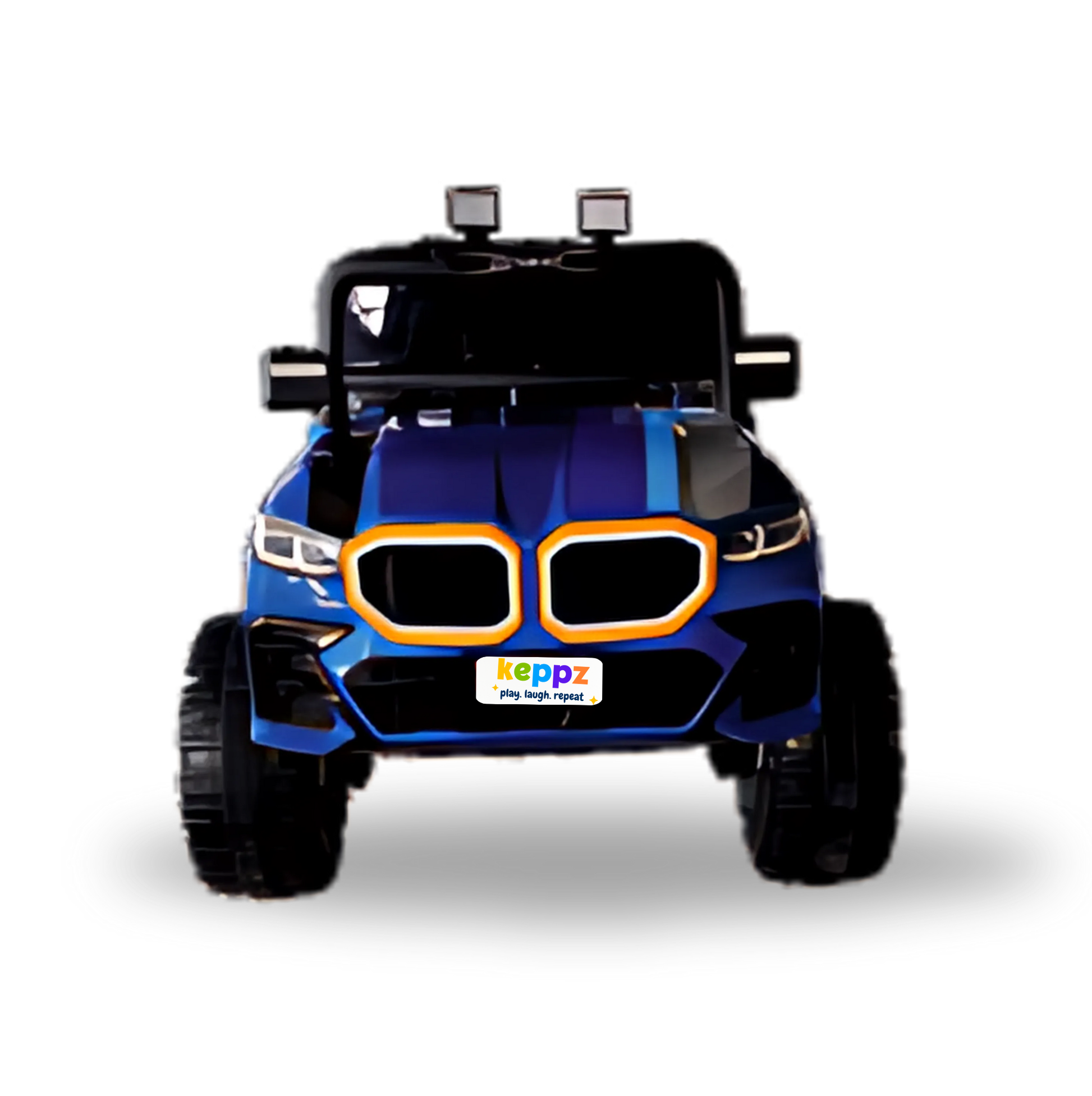 Keppz GX4 4x4 Kids Ride-On Jeep with Parental Remote, LED Lights, and Rechargeable Battery. - Keppz
