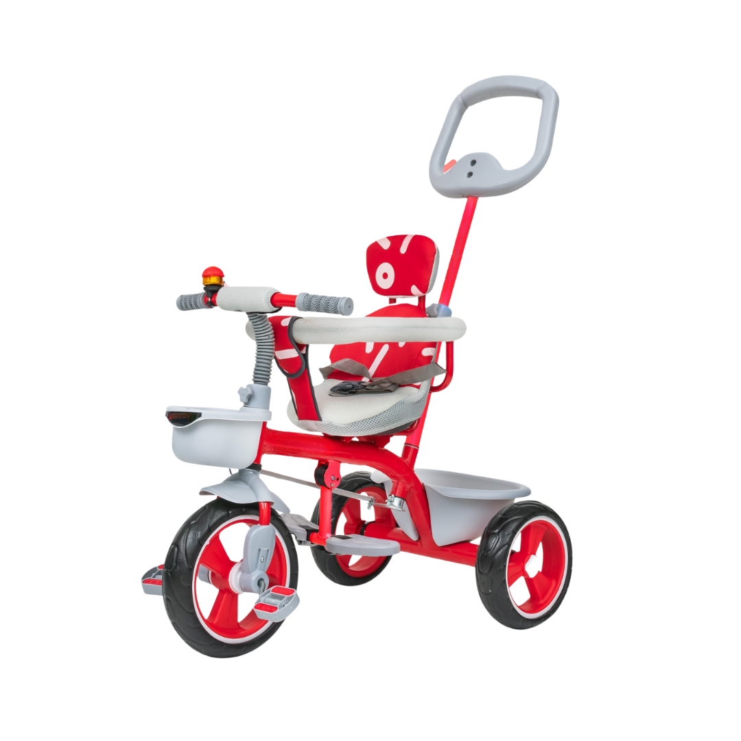 Keppz Baby & Toddler 3-in-1 Tricycle – Parent Handle & Safety Seat