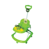 Keppz Baby Walker with Music & Push Handle  Adjustable, Comfortable & Fun Learning Walker (Green). - Keppz