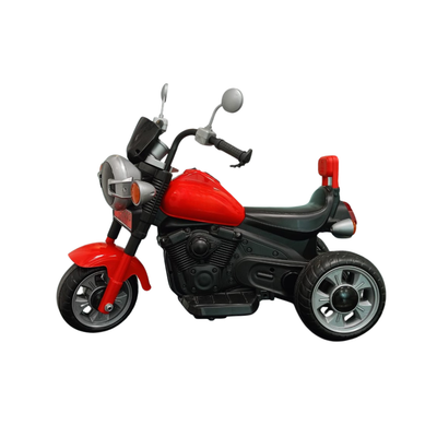 Keppz Red Battery Ride-On Sports Bike – Kids Trike with Lights & Music