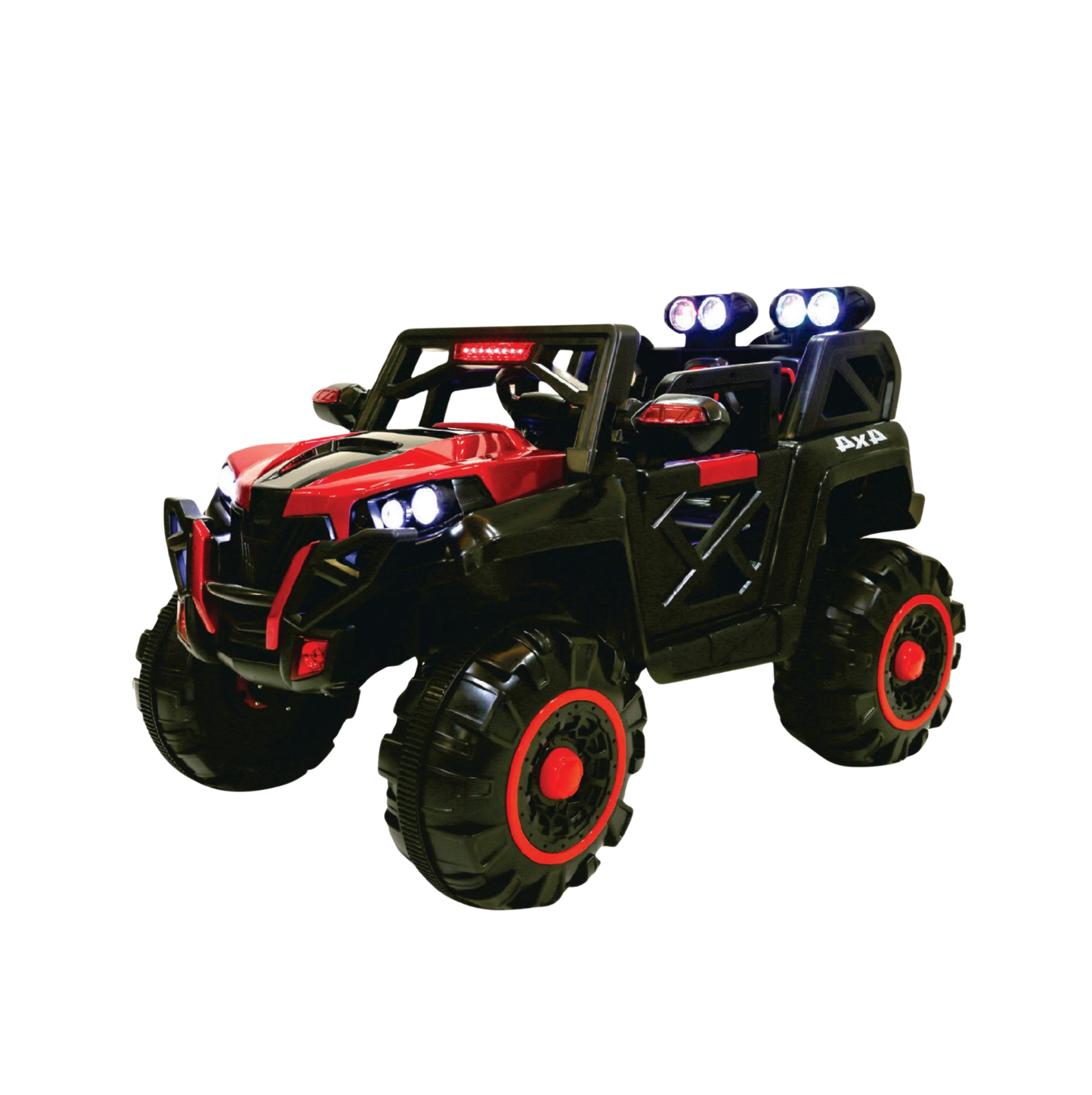 Keppz 4x4 Graffiti-Style Ride-On Jeep for Kids  Dual Motor, LED Lights, Music & Remote Control.