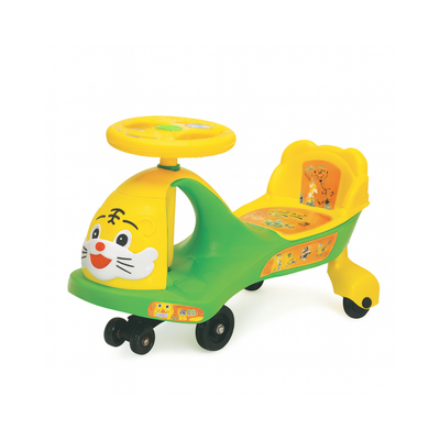 Keppz Tiger Ride-On Magic Push-Car for Kids  Adventure & Fun Scooter with Steering Wheel.