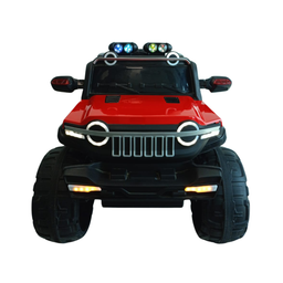 Keppz Kids Electric Ride-On Jeep  Red, 4-Wheel Off-Road Design - Keppz