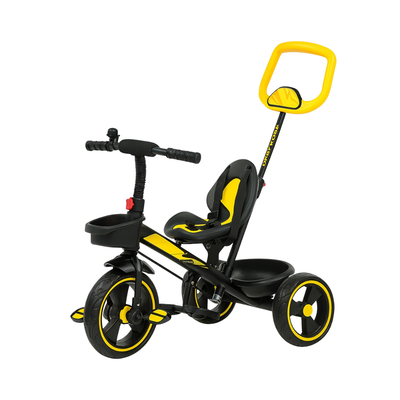 Keppz Kids Tricycle with Parental Control Handle  Foldable Baby Trike for 1.5 Years, with Storage Basket & Safety Belt. - Keppz