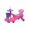 Keppz Musical Twist & Swing Car Ride-On for Kids Push and Pedal-Free Ride with Steering Wheel & Basket.