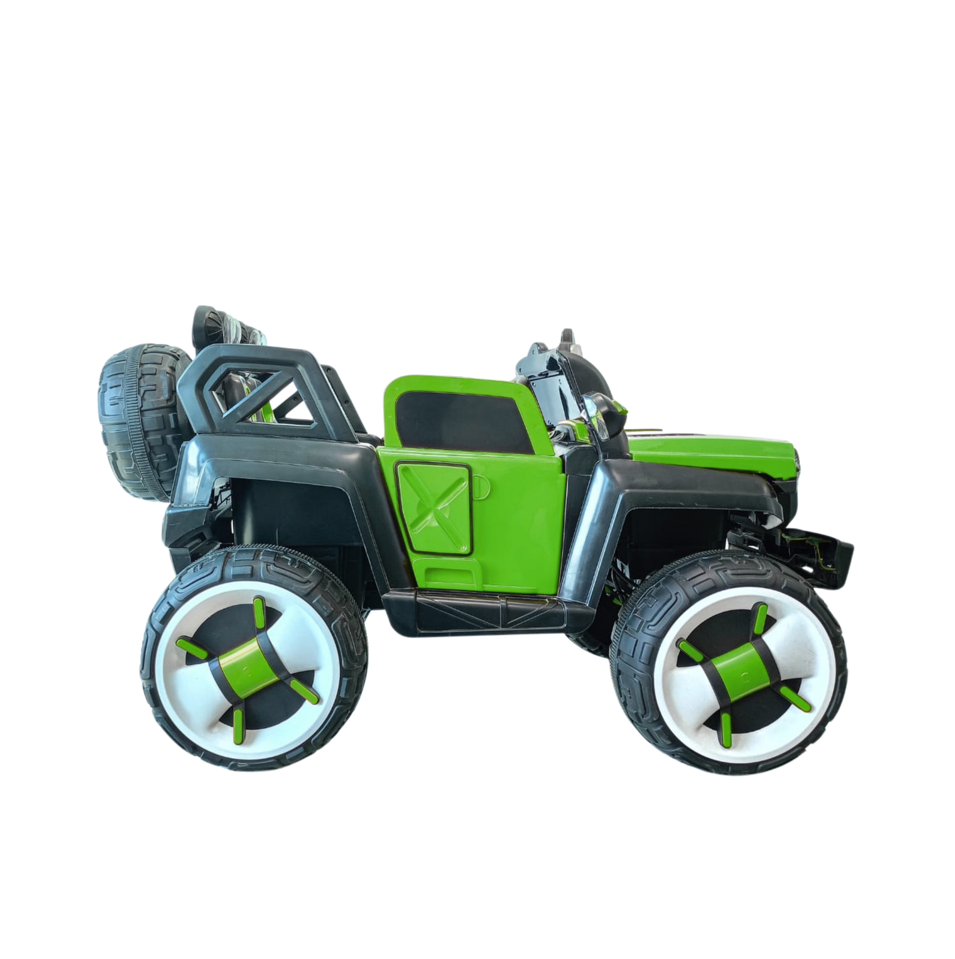 Keppz Kids Electric Ride-On Jeep  Red, 4-Wheel Off-Road Design - Keppz