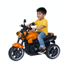 Keppz Modern EV Sport Bike for Kids with Bluetooth Music, Headlights, and Hand Accelerator.