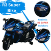 Keppz, Sports Ride-On Bike with Music, LED Lights, and Support Wheels  R3 Design.