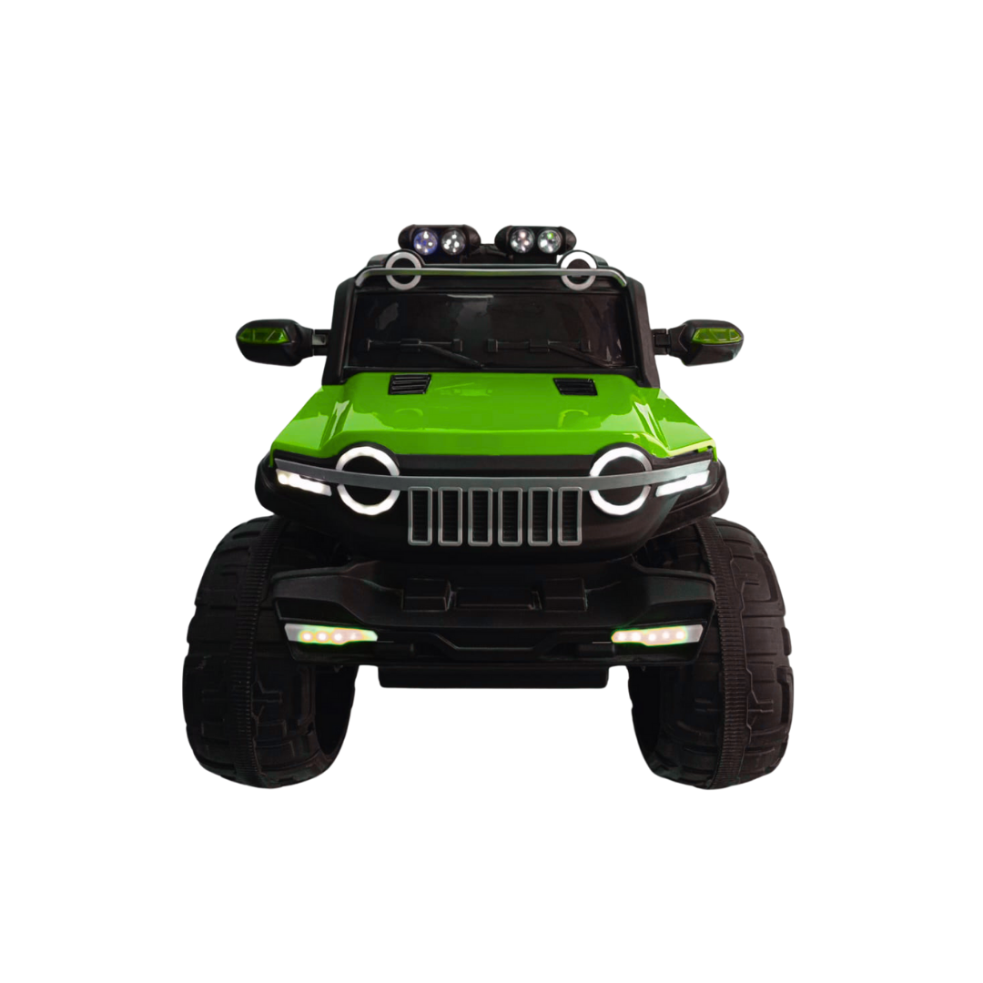 Keppz Kids Electric Ride-On Jeep  Red, 4-Wheel Off-Road Design - Keppz