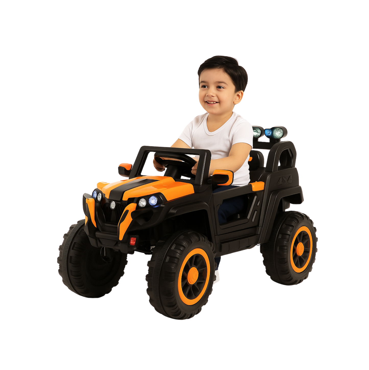 Keppz 4x4 Graffiti-Style Ride-On Jeep for Kids  Dual Motor, LED Lights, Music & Remote Control. - Keppz