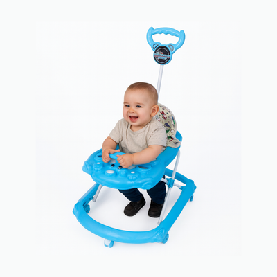 Keppz Baby Walker with Music Toy Tray & Push Handle  Comfortable & Safe Learning Walker - Keppz