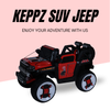 Keppz Red Battery Ride-On Sports Bike – Kids Trike with Lights & Music