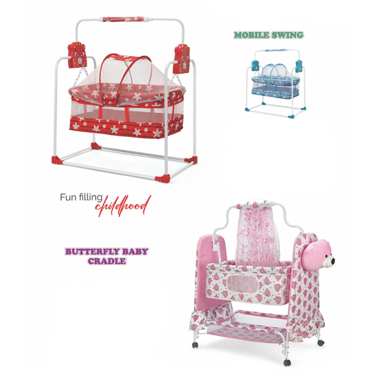 Baby cot with net (t0042)