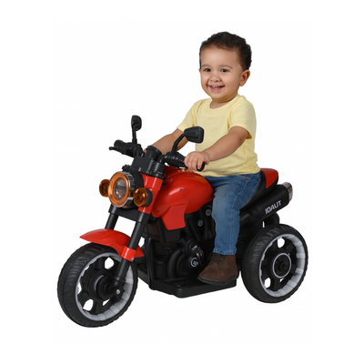 Keppz Modern EV Sport Bike for Kids with Bluetooth Music, Headlights, and Hand Accelerator. - Keppz