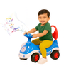 Keppz Musical Push Ride-On Car for Kids Foot-to-Floor Car with Steering Wheel & Backrest.