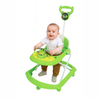 Keppz Baby Walker with Music & Push Handle  Adjustable, Comfortable & Fun Learning Walker (Green). - Keppz