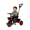 Keppz Cushioned Kids Tricycle with Backrest & Push Handle Baby Trike for 1.5 Years with Storage Basket & Safety Belt - Keppz