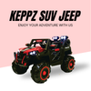 Keppz 4x4 Graffiti-Style Ride-On Jeep for Kids  Dual Motor, LED Lights, Music & Remote Control. - Keppz