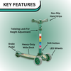 Keppz 3-Wheel Kick Scooter for Kids with Adjustable Handle & LED Wheels. - Keppz
