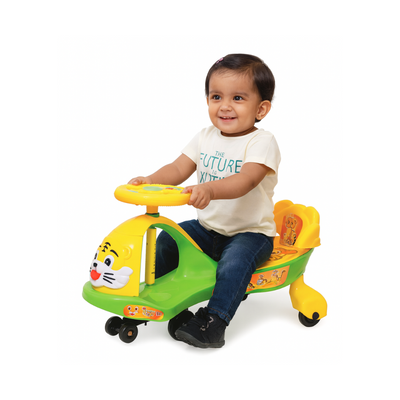 Keppz Tiger Ride-On Magic Swing Car for Kids  Adventure & Fun Scooter with Steering Wheel. - Keppz