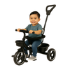 Keppz Cushioned Kids Tricycle with Backrest & Push Handle Baby Trike for 1.5 Years with Storage Basket & Safety Belt - Keppz