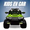 Keppz Kids Electric Ride-On Jeep  Red, 4-Wheel Off-Road Design - Keppz