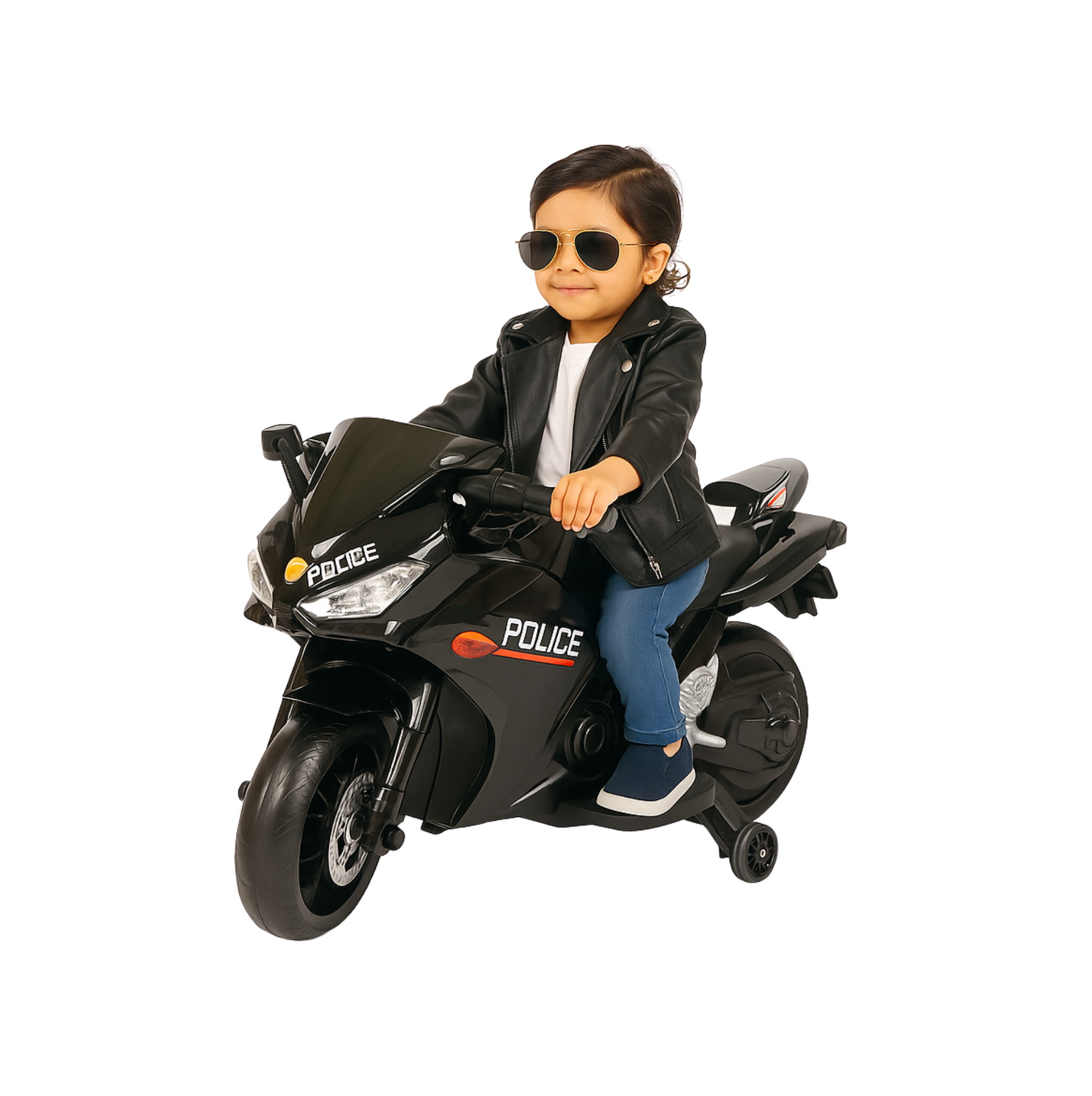 Keppz, Sports Ride-On Bike with Music, LED Lights, and Support Wheels  R3 Design. - Keppz