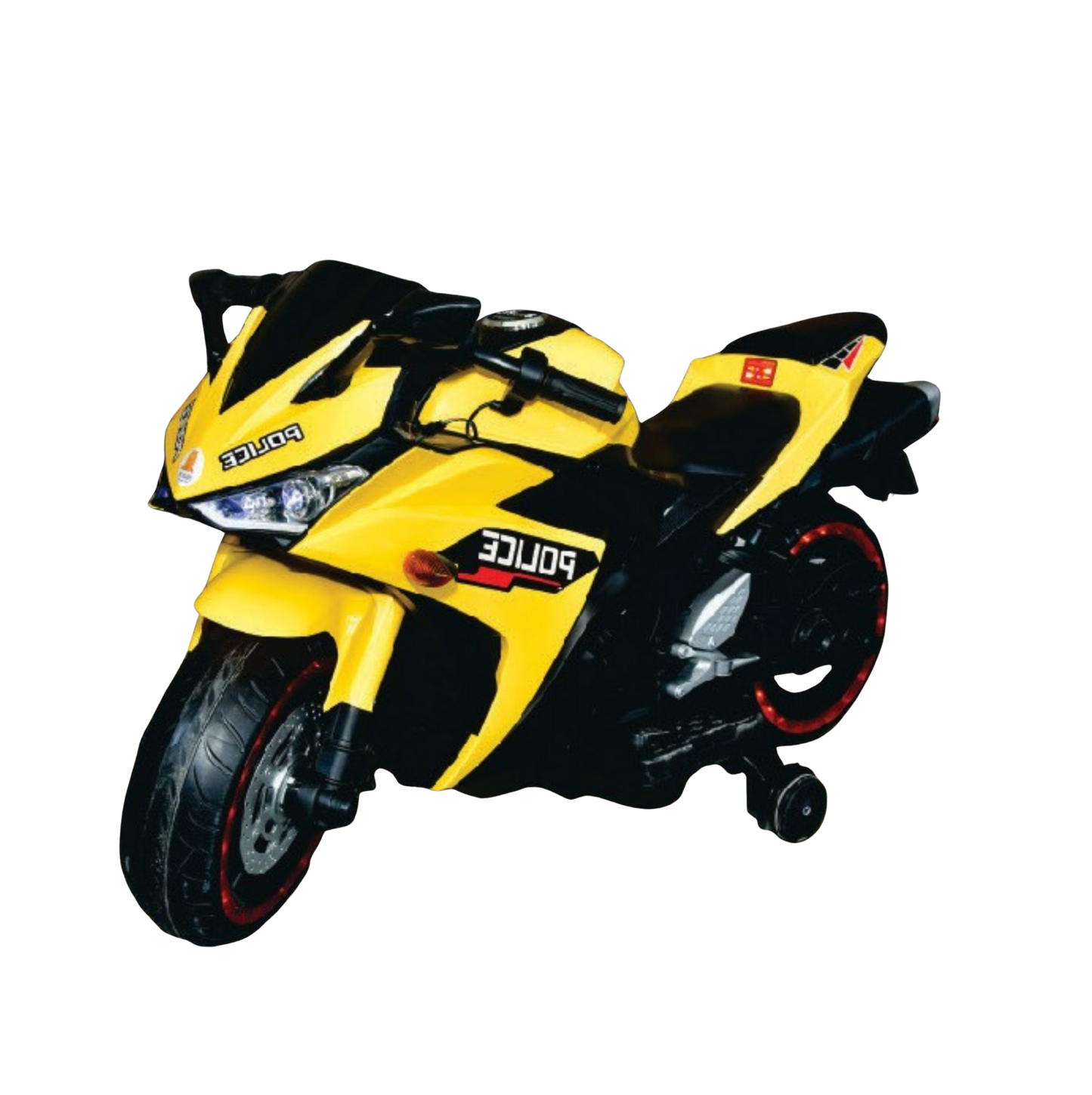 Keppz, Sports Ride-On Bike with Music, LED Lights, and Support Wheels  R3 Design.