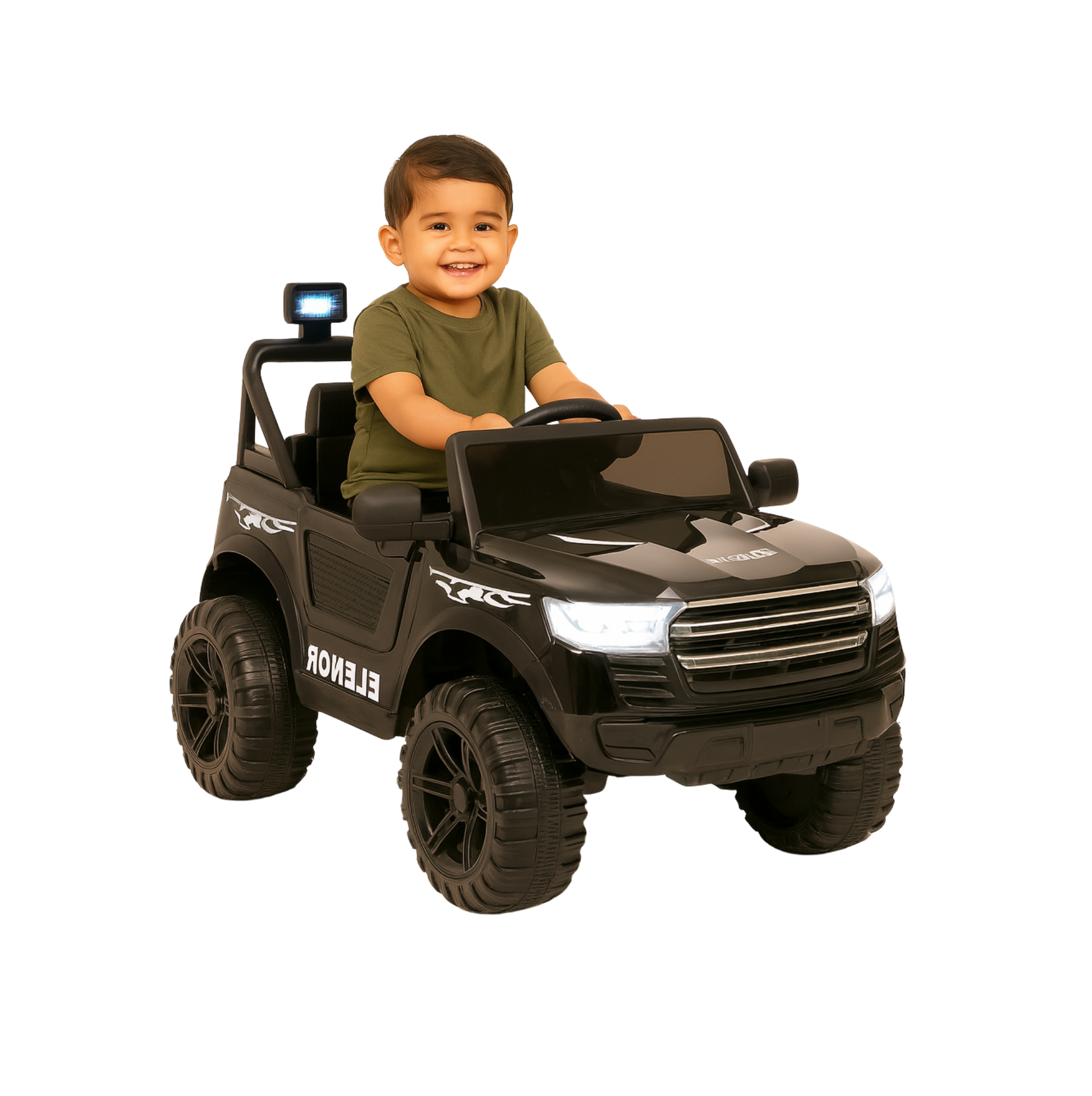 Keppz Kids Electric Ride-On Jeep  12V Battery Powered with Dual Seats & LED Lights. - Keppz