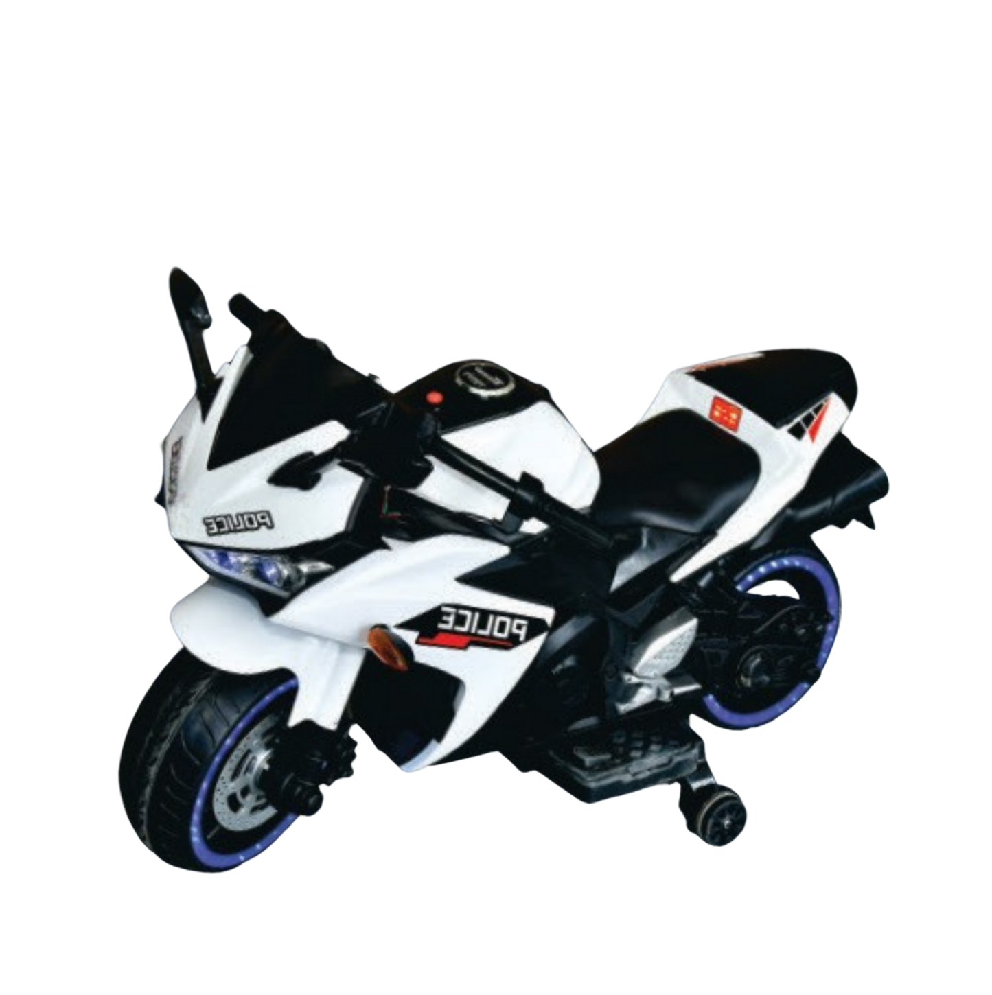 Keppz, Sports Ride-On Bike with Music, LED Lights, and Support Wheels  R3 Design.