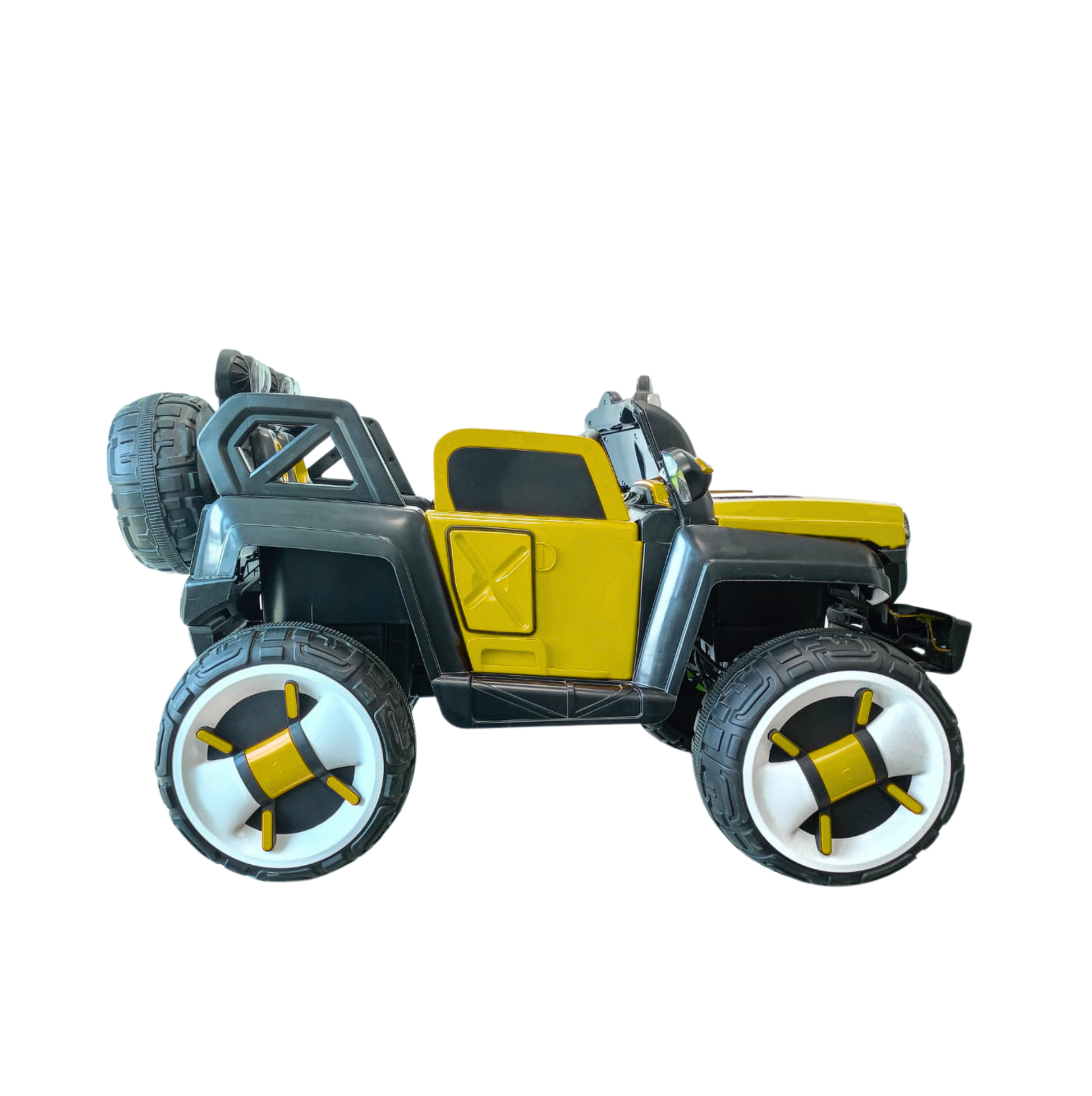 Keppz Kids Electric Ride-On Jeep  Red, 4-Wheel Off-Road Design - Keppz