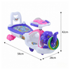 Keppz Elephant 2-in-1 Ride-On Push Car with Ring Game & Steering Wheel.