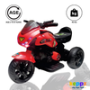 Keppz Electric Cartoon Ride-On Bike for Kids  Red with Music, Lights & Stickers. - Keppz