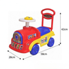 Keppz Kids Engine Ride-On Toy with Steering Wheel, Music & Backrest Handle.