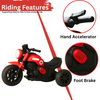 Keppz Yellow Battery Operated Ride-On Bike for Kids  With Headlight, Music & 3-Wheel Support. - Keppz