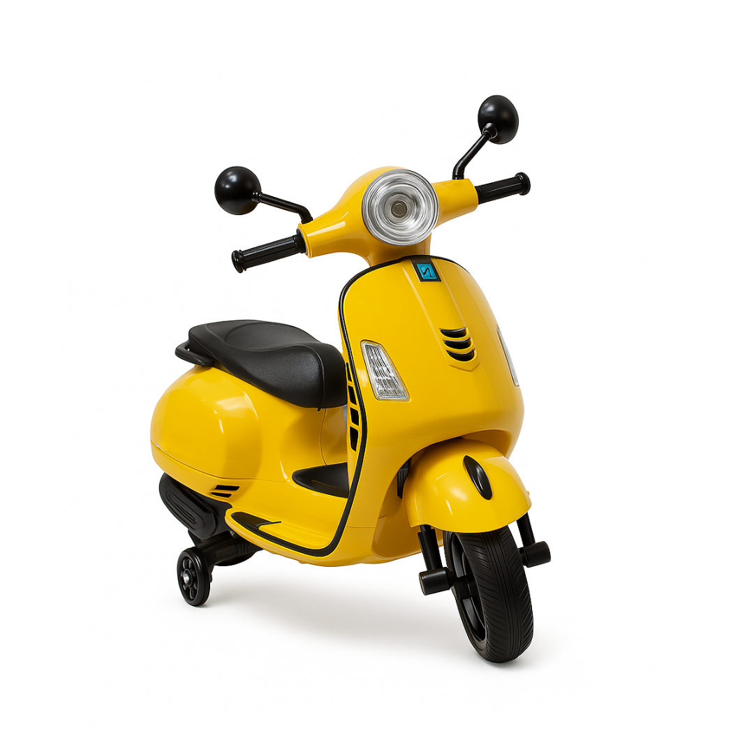 Keppz Electric Cartoon Ride-On Bike Red – Kids Toy with Music & Lights