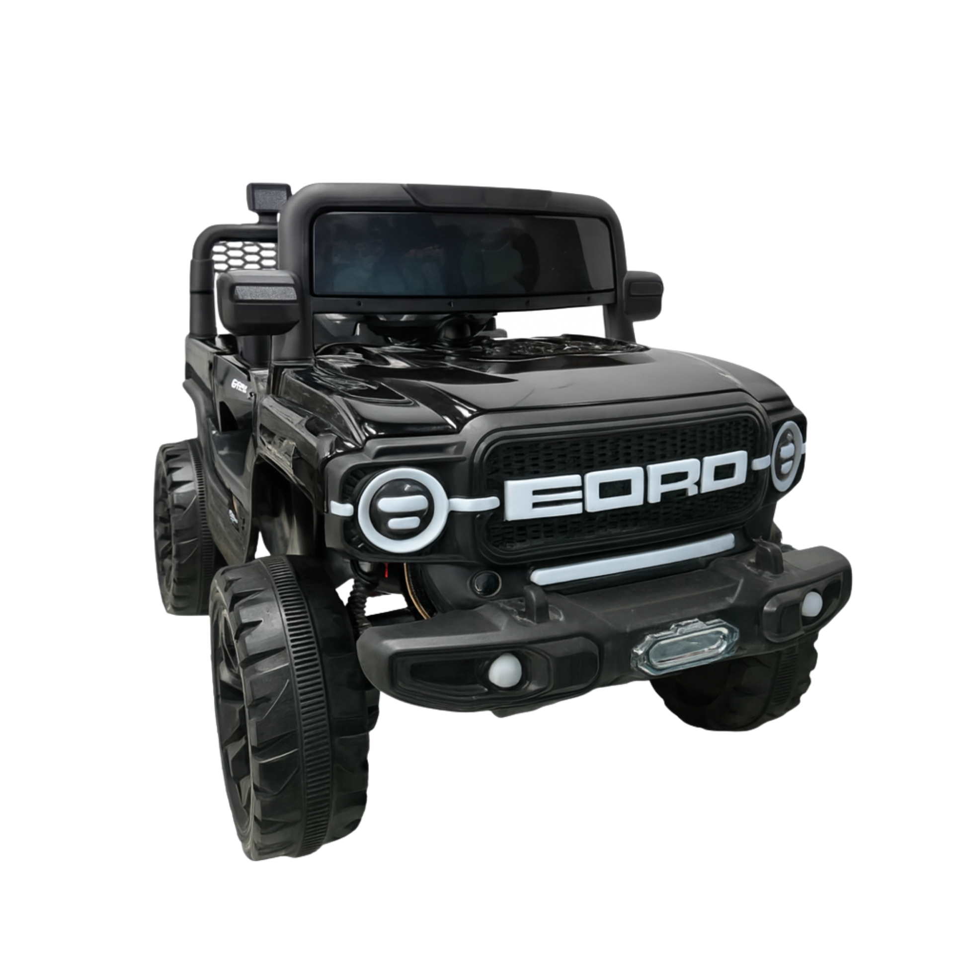 Keppz Red EORD Electric Ride-On Jeep for Kids  Dual Motor, LED Lights, Music System. - Keppz